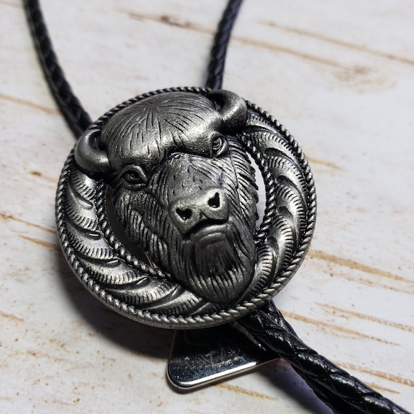 NEW for 2021! Buffalo Bolo Tie