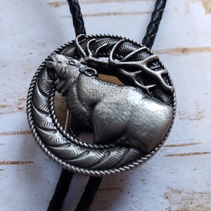 NEW for 2021 Bugling Elk Bolo Tie