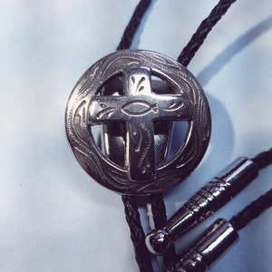 NEW!!!!  Christian Cross Bolo Tie