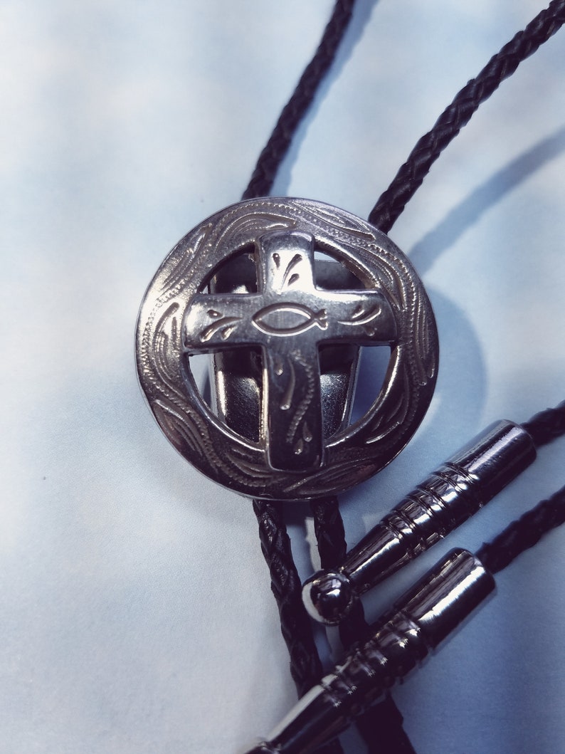 NEW Christian Cross Bolo Tie Etsy