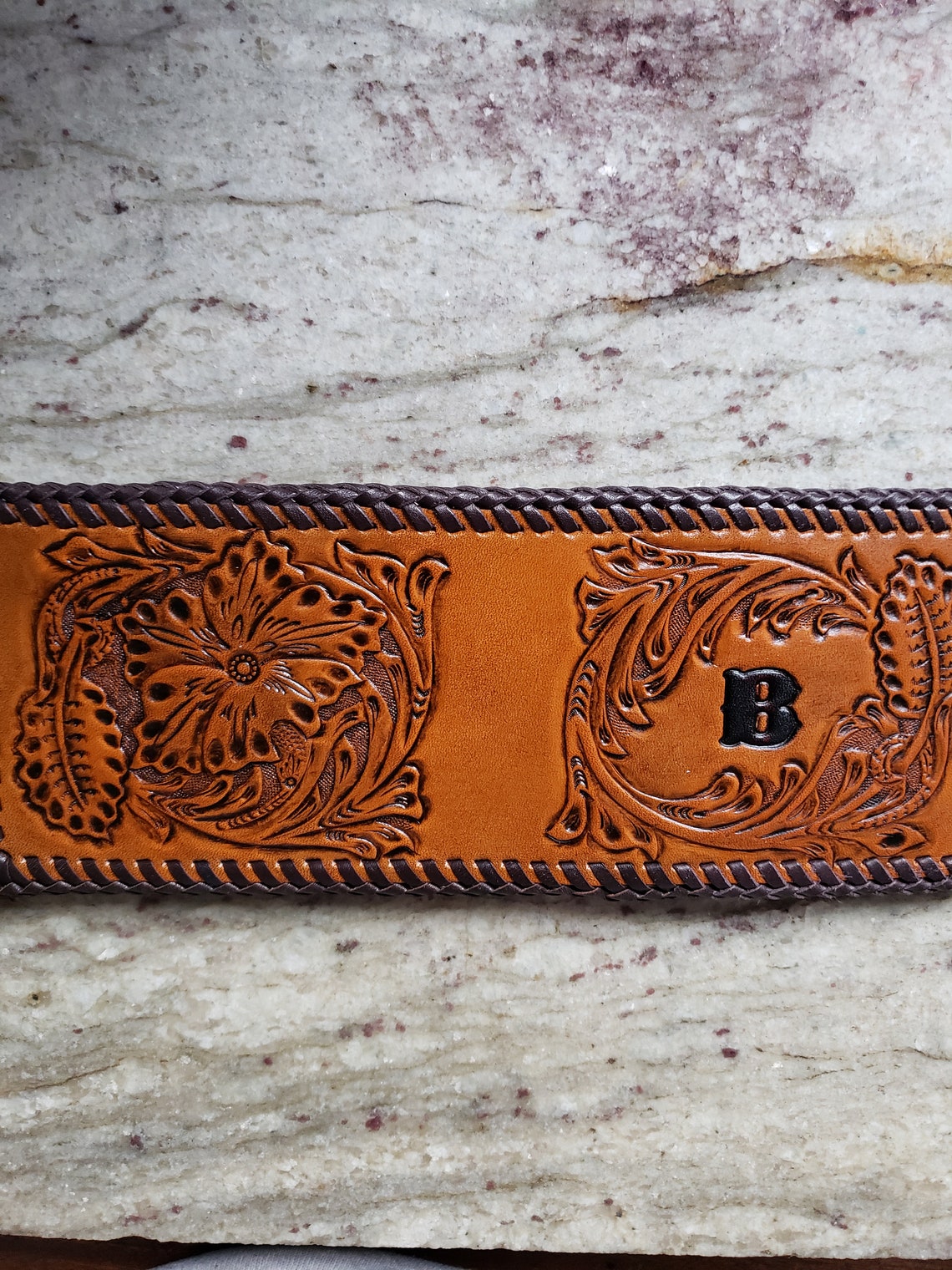 Sheridan Style Hand Tooled Leather Wallet - Etsy