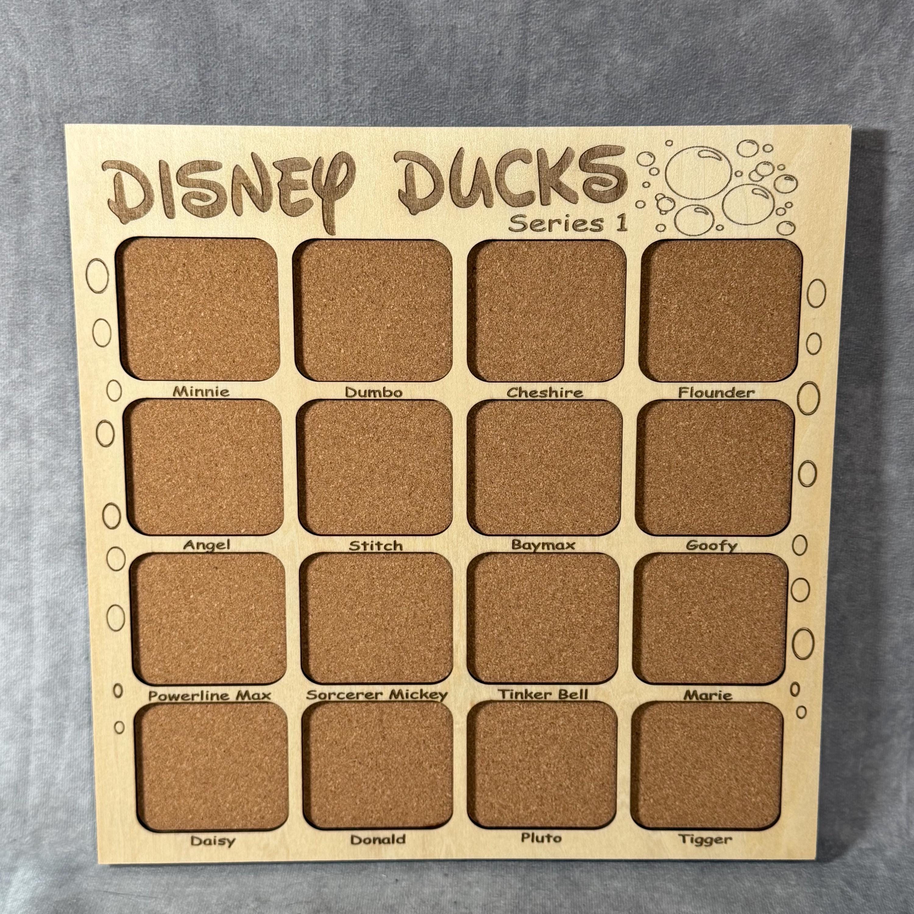 Custom Disney Pin Board - Disney Ducks Series 1 - Fits Entire Set! - Etsy