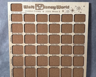 WDW Wave B 2026 Hidden Mickey Disney Pins Custom Pin Board - Fits Entire Set!
