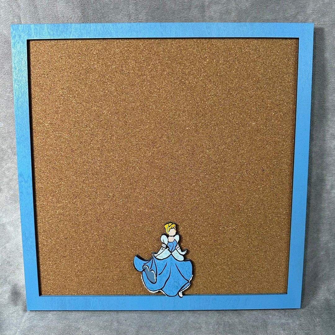 Custom Disney Pin Board - Cinderella Wood Frame - Etsy