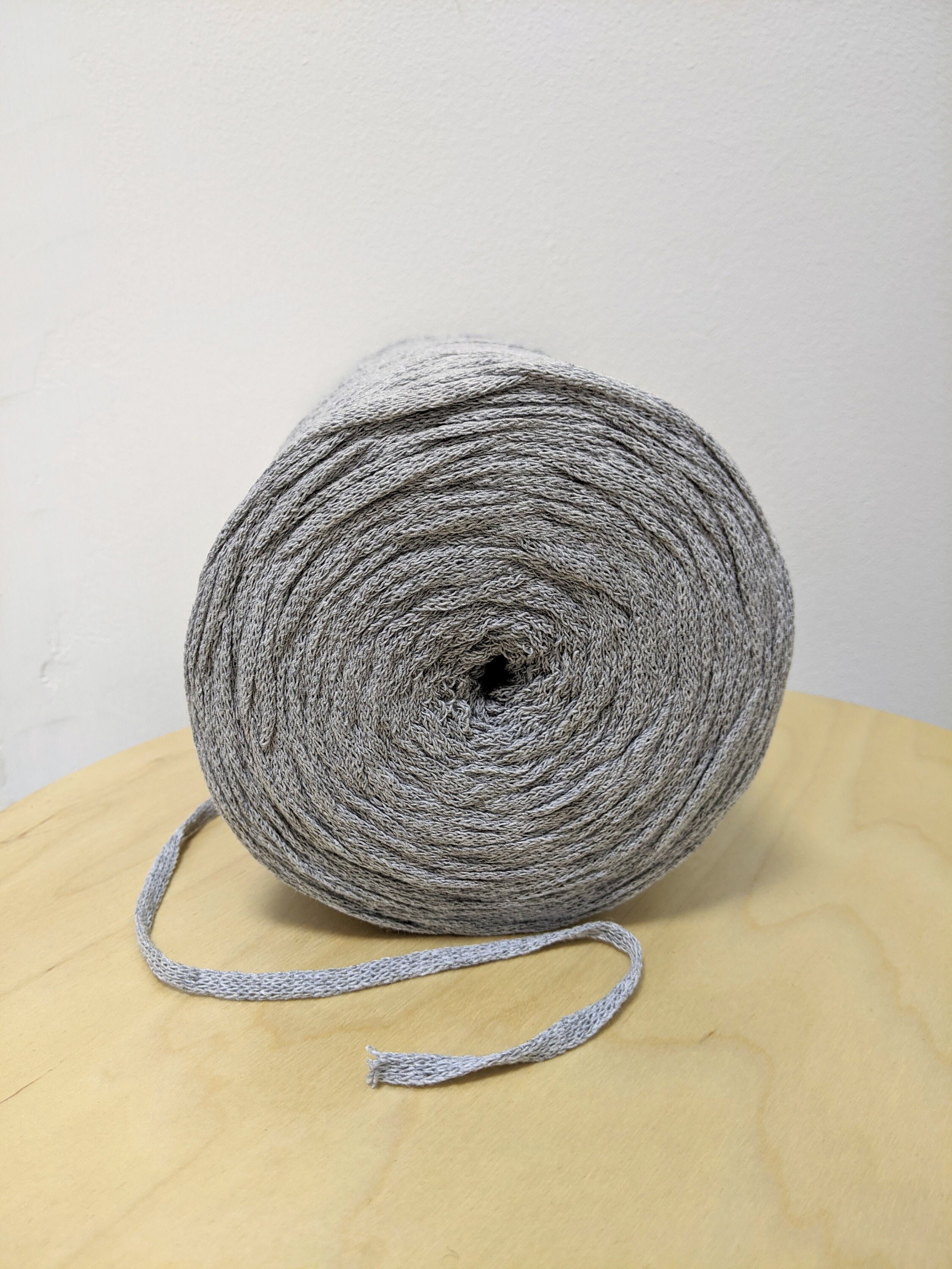 Tube yarn recycled cotton for quick knits 100gr/35oz Etsy