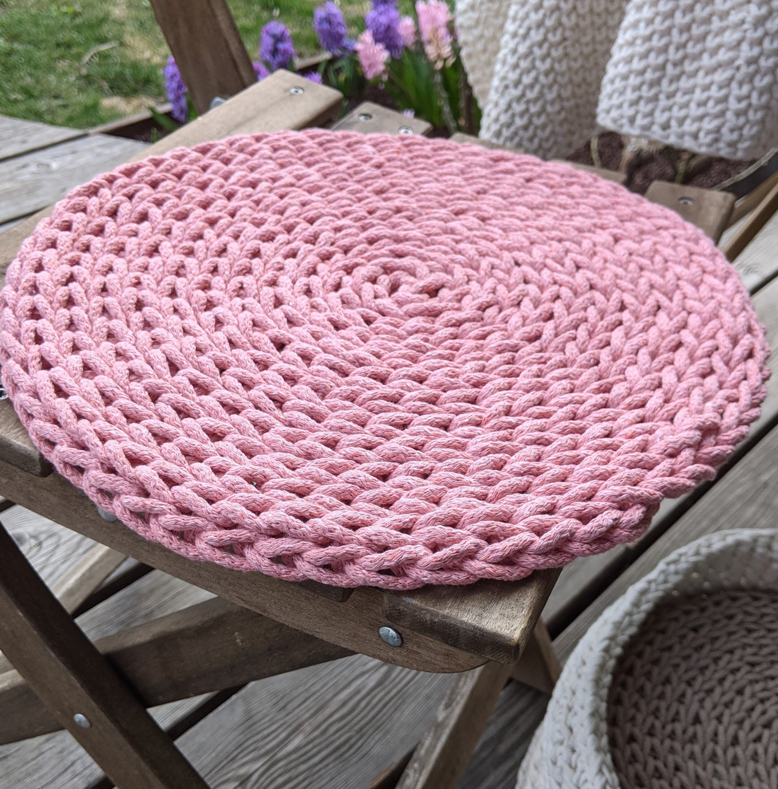 Blush chair cushion sale