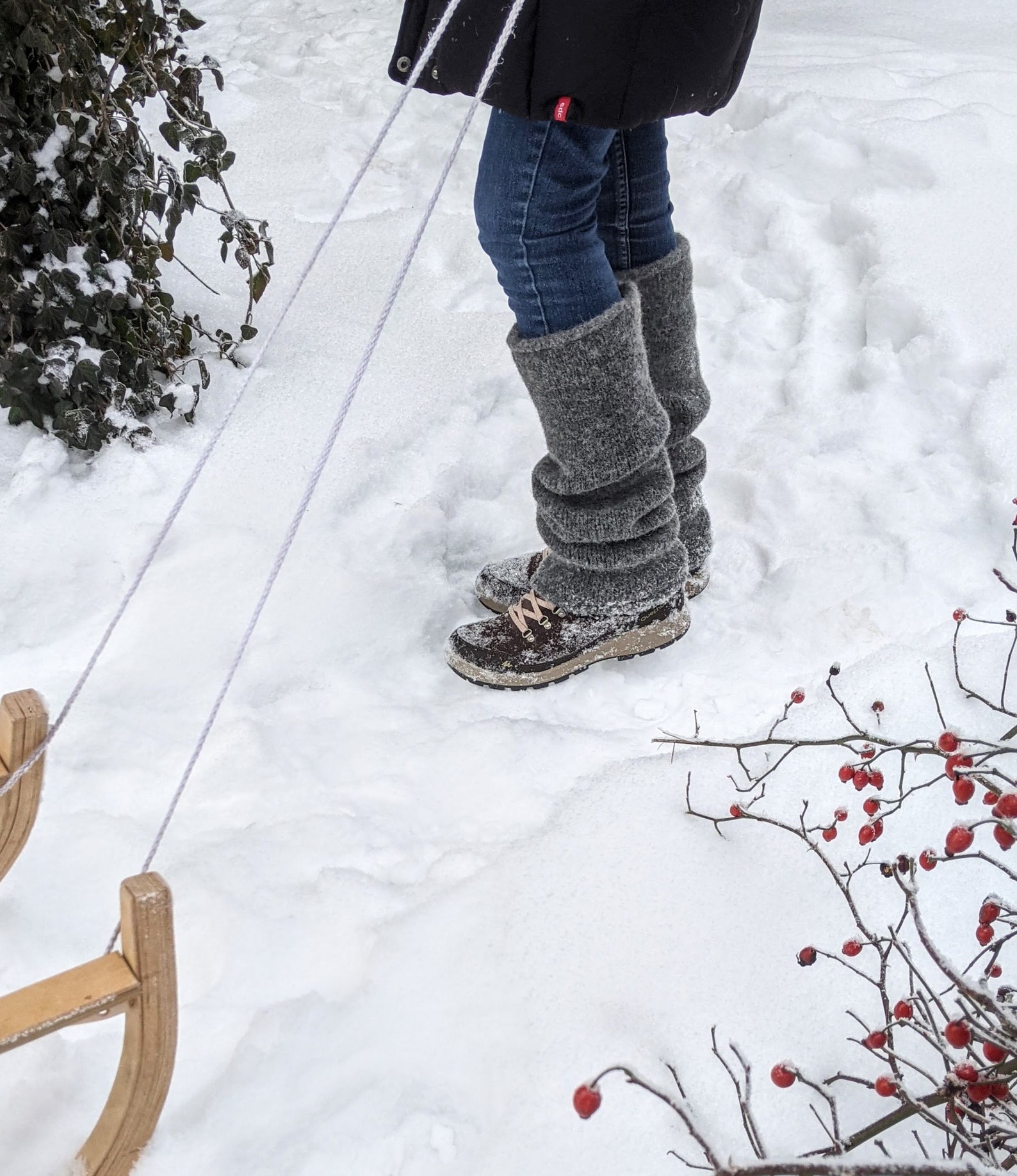Felt Wool Leg Warmers Gray Knit Felt Knee Length Leg Warmers Etsy