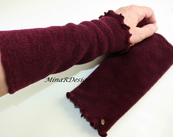 Pulsw/ärmer super kuschelig Armstulpen in Wellness-Fleece