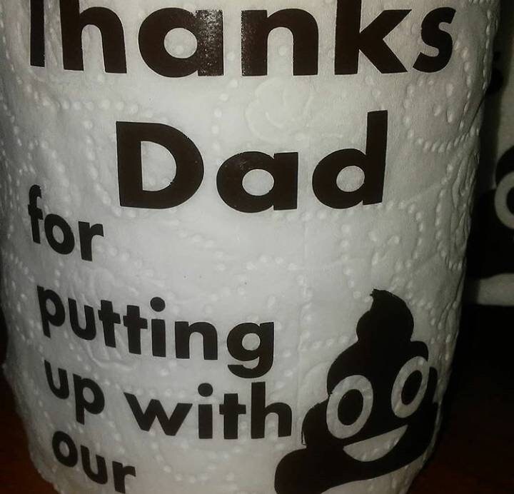 Poop Gag Gift Fathers Day Gift Funny Dad Gift Toilet Etsy