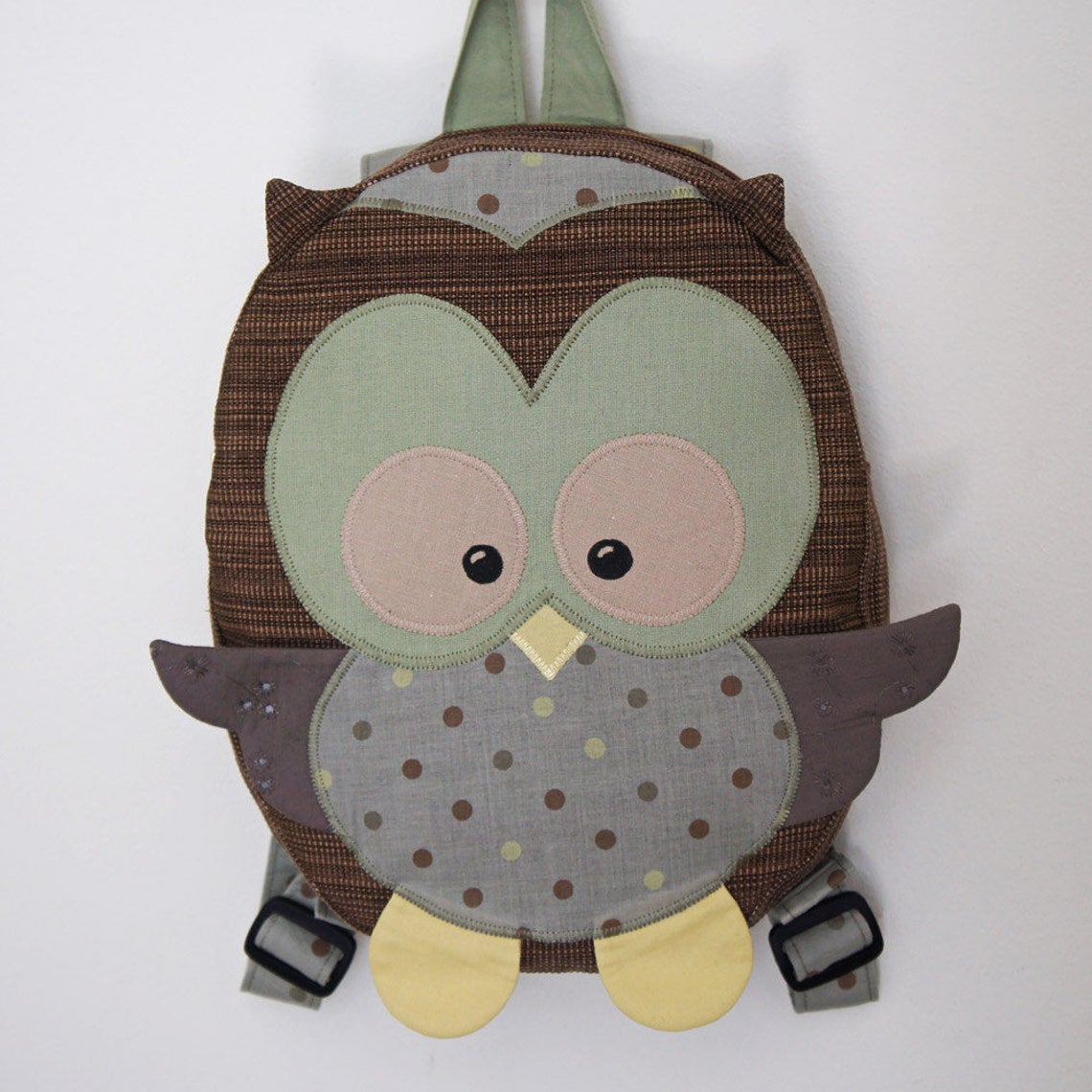 Owl backpack for children kids backpack DIY tutorial PDF Etsy