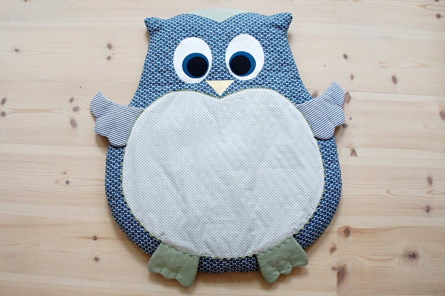 Owl Baby Mat / Play Mat / Floor Cushion DIY Tutorial PDF | Etsy