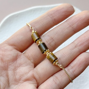 Close-up of Tiger’s Eye stones