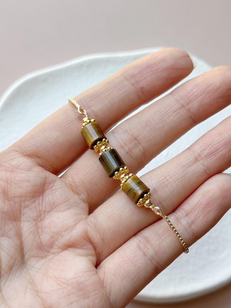 Close-up of Tiger’s Eye stones