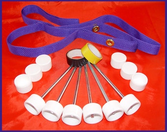 Dog Agility Equipment - Do it Yourself Weave Pole Kit for 6 Weaves