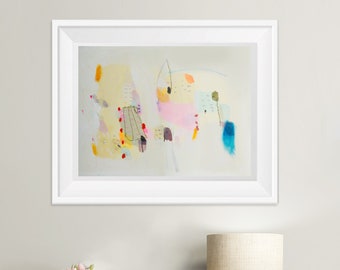 watercolor paint, abstract painting, extra large wall art, minimalist art, canvas print by Camilo Mattis