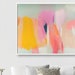 Yellow and Pink Abstract Art Print Oversized Wall Art Extra - Etsy