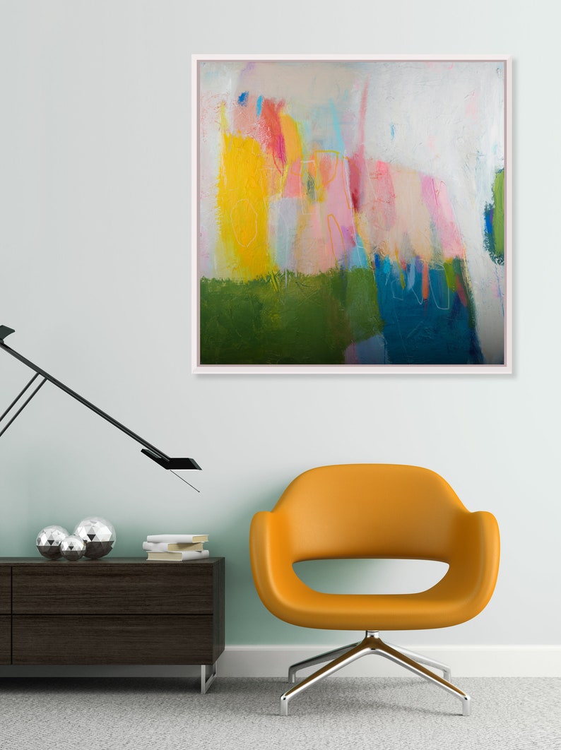 Nature Abstract Painting Art Original Wall Modern By Camilo Mattis