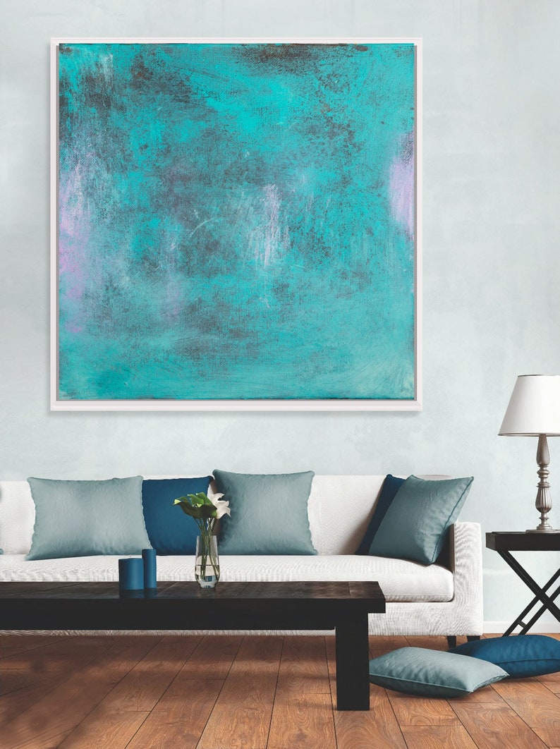 Large Teal Pictures For Living Room