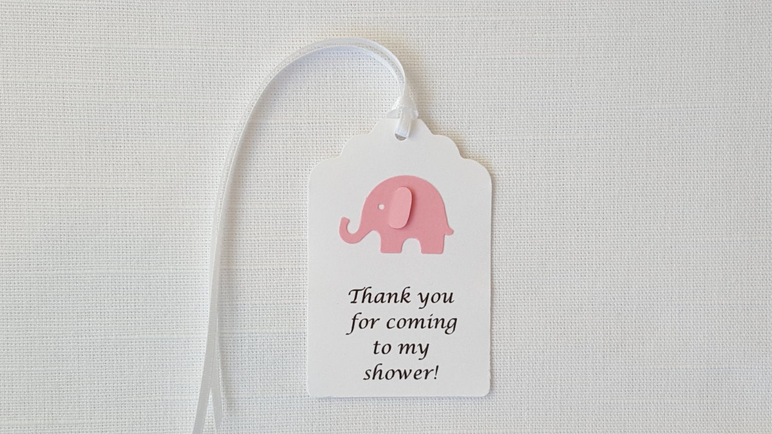Elefante 'Gracias por venir a mi ducha' Favor etiqueta conjunto de 12, azul  marino, goma de mascar rosa, gris, pequeño cacahuete elefante bebé niña  ducha -  México