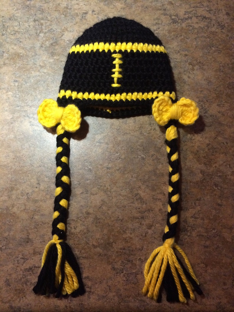 Pittsburgh Steelers Inspired Girl Football Helmet Hat
