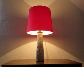 Vintage 60s/70s Table Lamp Fat Lava Ceramic