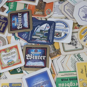 8x Vintage Beer Mats, Coasters