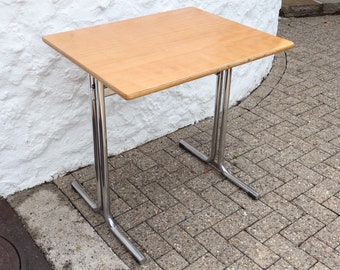 70s School Desk, Children's Desk, Single Desk, Absolutely Robust - Very Nice Condition