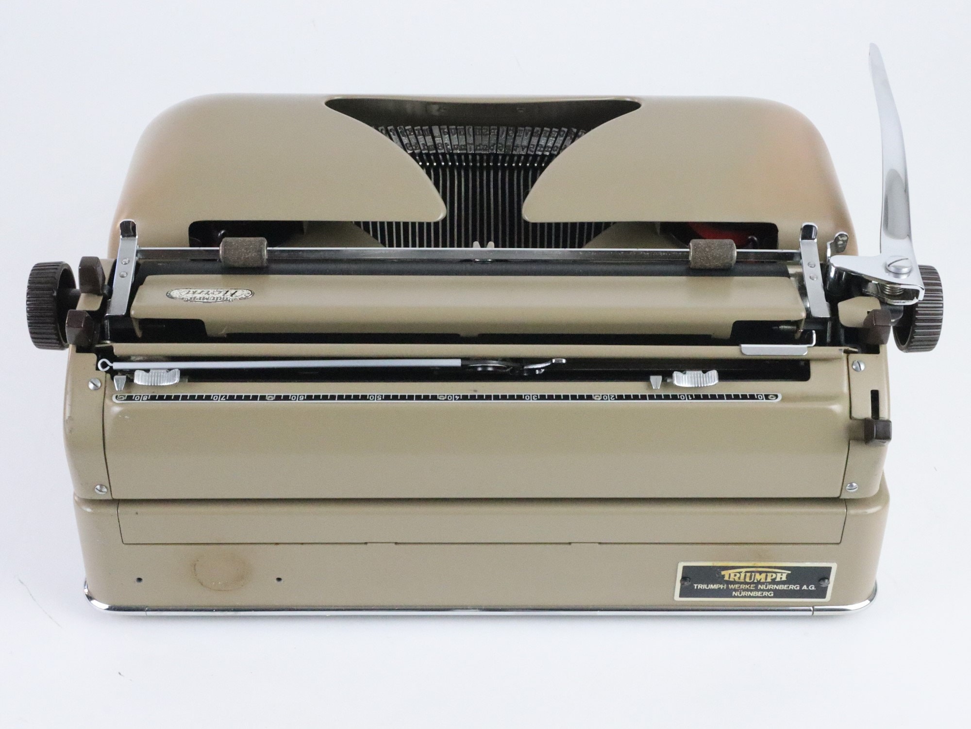 完動品　TRIUMPH NORM 6 トライアンフタイプライター ドイツ仕様 1943 Triumph Norm 6 on the Typewriter Database