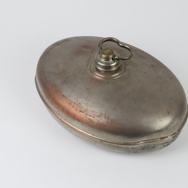 Antique Copper Hot-Water Bottle Bed Warmer (around 1900), KRAUSSWARE / REIN KUPFER