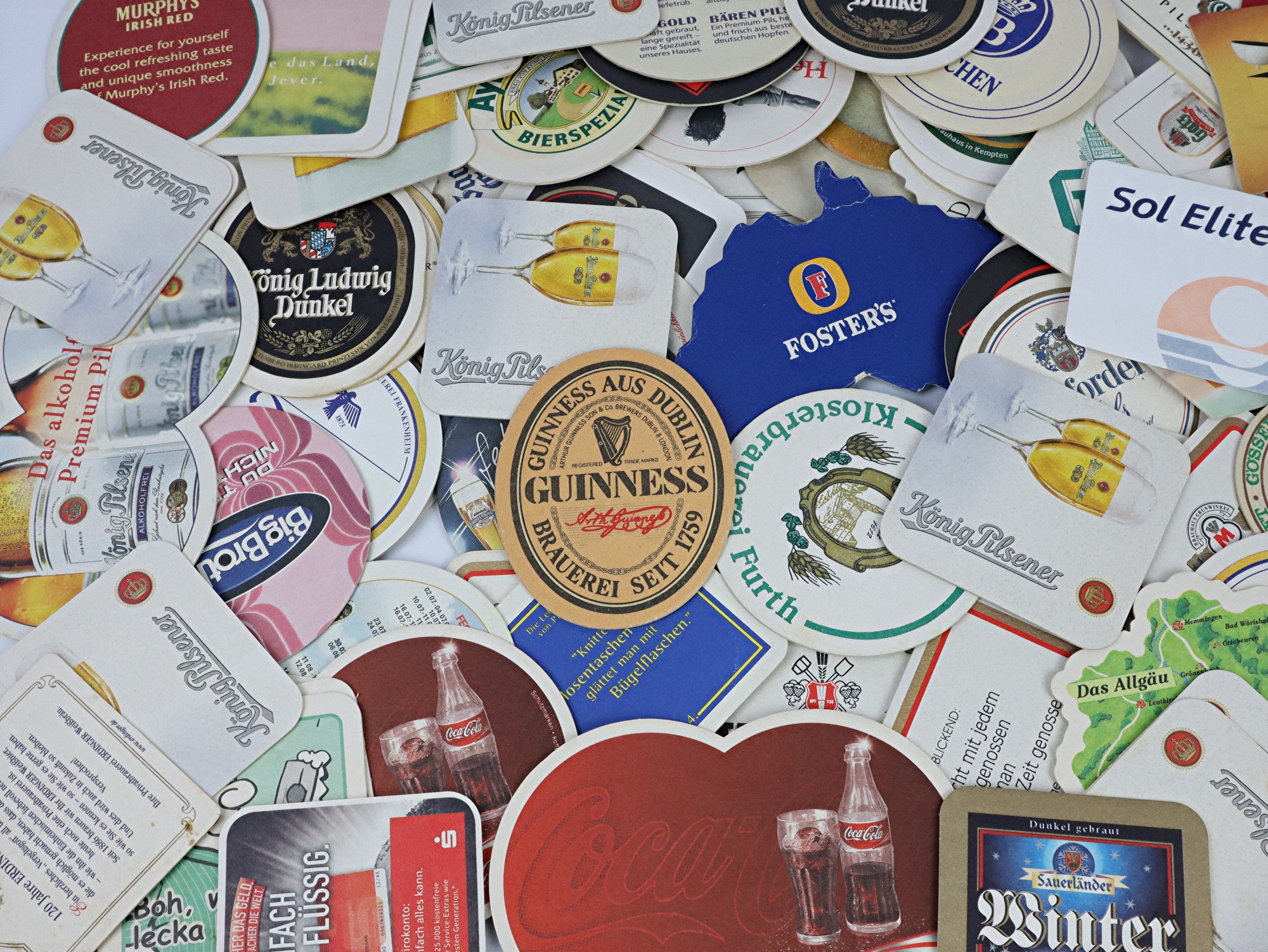 Set 4 Sottobicchieri Guinness Con Supporto A Botte In Legno | Design Barile, Ideale Per Pub E Amanti Della Birra Irlandese - 4