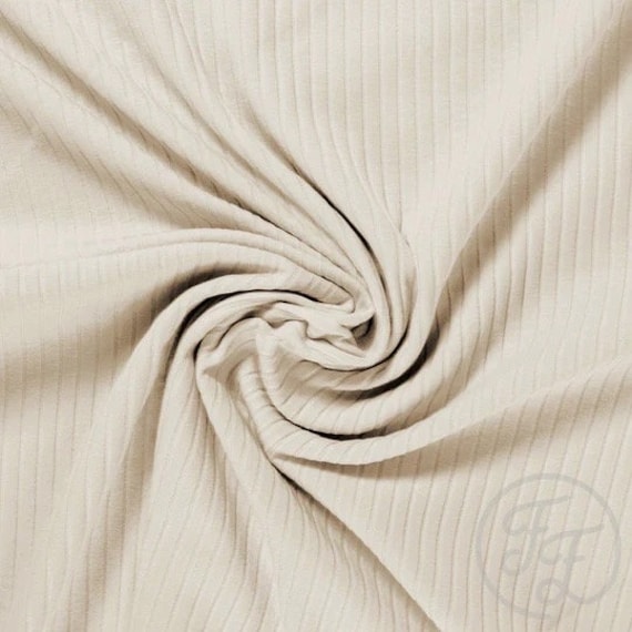 Cotton Jersey Knit Fabric - Cream