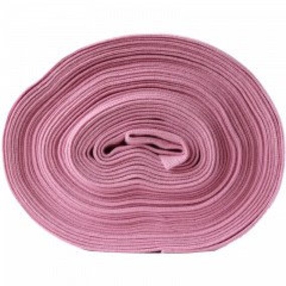 Solid ribbing in pink organic cotton knit; cuffing paapii design