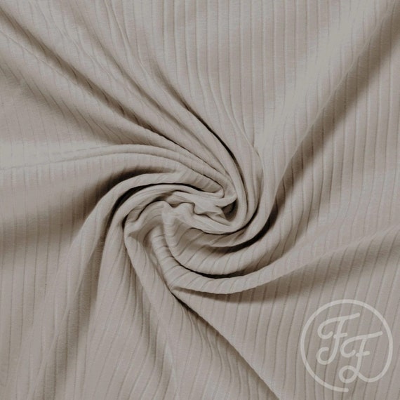 Rainy Day Gray 8x4 Ribbed Knit | Cotton Rib Knit | Baby Fabric | Family  Fabric Shades of Gray | 4 Way Stretch | Jersey Knit Rib | Solid Rib