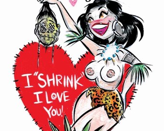 I shrink I love you! Card by Candy
