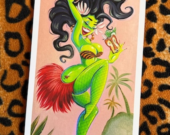Rum Runner Fine Art giclee Print Large