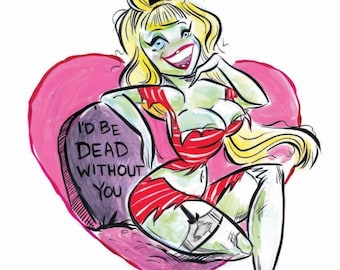 Dead without you Card by Candy