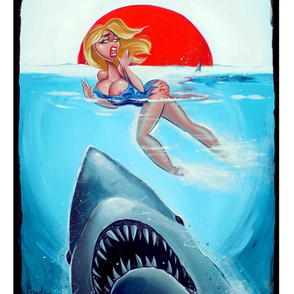 Shark Bite Fine Art Print