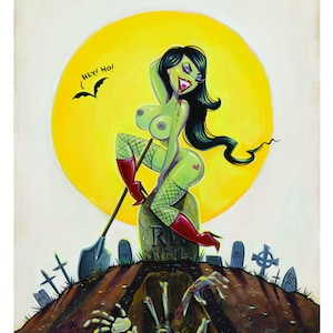 Sheena is a Grave Robber! Fine Art Print