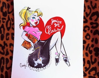 You’ve got class! Valentine Painting by Candy