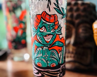 ¡Nuevo color! Vaso de cristal Swoon Lagoon Zombie de Candy