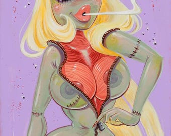 Original Painting of "Your Fly is Down" by Candy