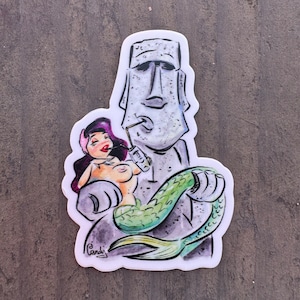 Mer-Moai Mini Sticker von Candy