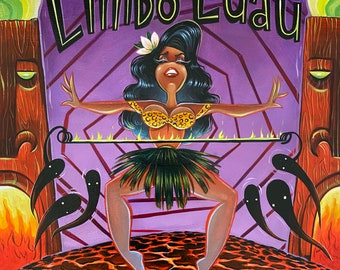 Limbo Luau Original Painting by Candy
