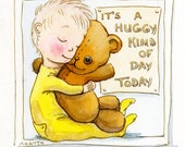 Huggy Kind of Day 8x10 art print