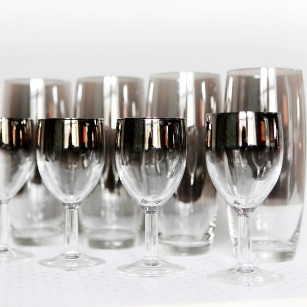 Silver Dot Shot Glass Etsy