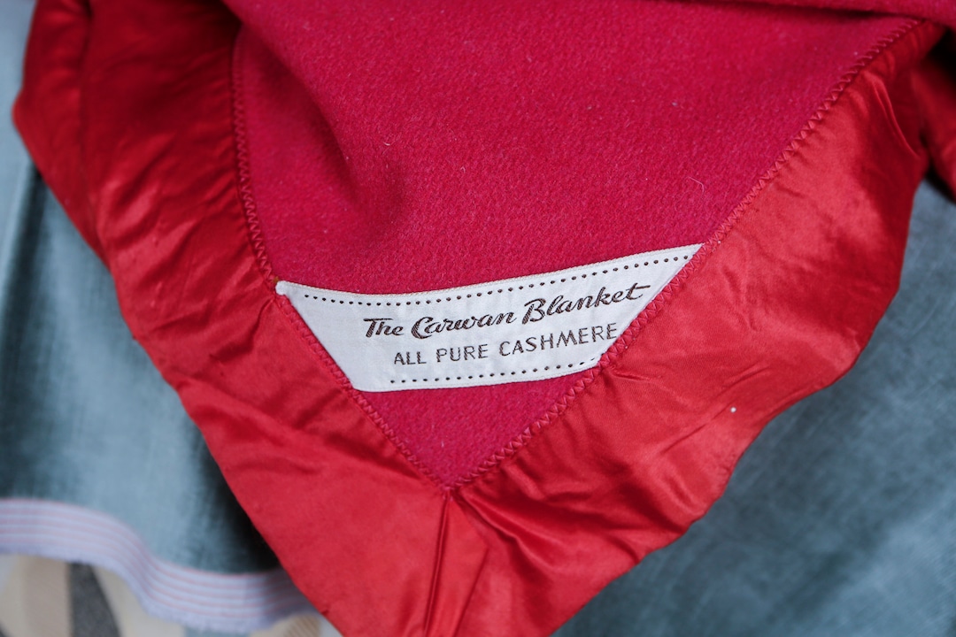 Raspberry Pink Pure Cashmere -the Carwan Caravan Blanket - W Satin Trim ...