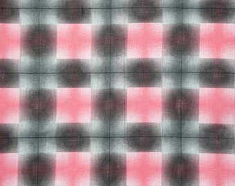 pink and gray 50's cotton