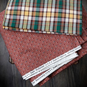 Judi Rothermel Marcus Fabrics The Civil War Tribute fabrics - 150 year anniversary vintage reproduction of civil war pattern rust orange