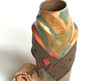 Sculpted Ceramic Mug - Harvest Moon