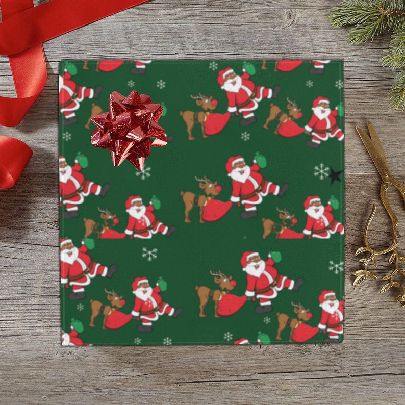 Funny Wrapping Paper African American Gift Wrap Wrapping Etsy